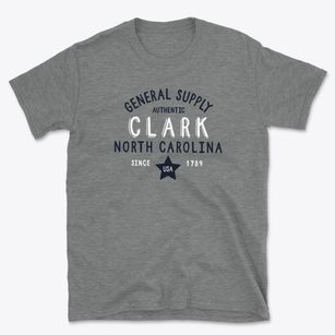 Clark North Carolina General Supply Basic T-Shirt