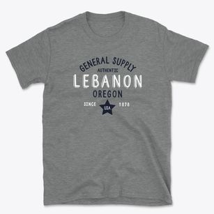 Lebanon Oregon General Supply Basic T-Shirt