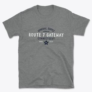 Route 7 Gateway Connecticut General Supply Basic T-Shirt