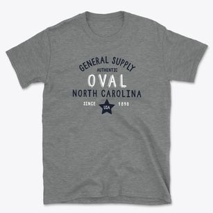Oval North Carolina General Supply Basic T-Shirt