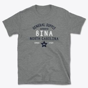 Bina North Carolina General Supply Basic T-Shirt