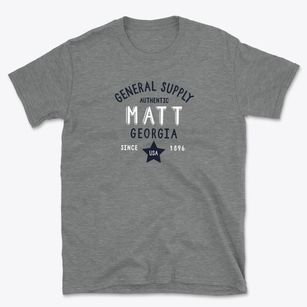 Matt Georgia General Supply Basic T-Shirt