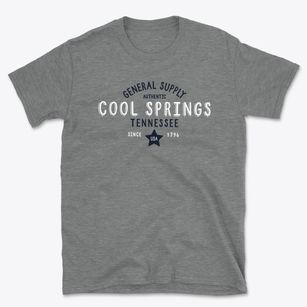Cool Springs Tennessee General Supply Basic T-Shirt