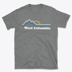 West Columbia West Virginia Mountain View Basic T-Shirt