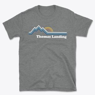 Thomas Landing North Carolina Mountain View Basic T-Shirt