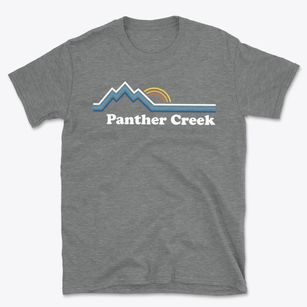 Panther Creek North Carolina Mountain View Basic T-Shirt