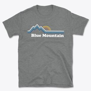 Blue Mountain Colorado Mountain View Basic T-Shirt