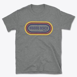 Higgins Beach Maine Color Loop Basic T-Shirt