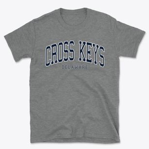 Cross Keys Delaware Traditional Basic T-Shirt
