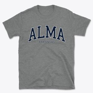 Alma Arkansas Traditional Basic T-Shirt