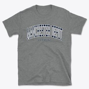 Manchester Depot Vermont Traditional Basic T-Shirt