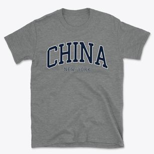 China New York Traditional Basic T-Shirt