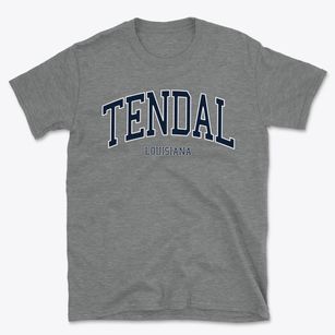 Tendal Louisiana Traditional Basic T-Shirt