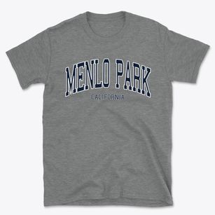 Menlo Park California Traditional Basic T-Shirt