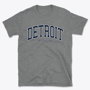 Detroit Michigan Traditional Basic T-Shirt