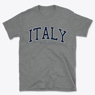 Italy New York Traditional Basic T-Shirt