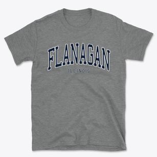 Flanagan Illinois Traditional Basic T-Shirt