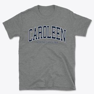 Caroleen North Carolina Traditional Basic T-Shirt