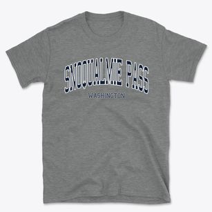 Snoqualmie Pass Washington Traditional Basic T-Shirt