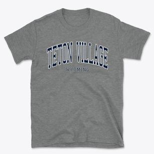 Teton Village Wyoming Traditional Basic T-Shirt