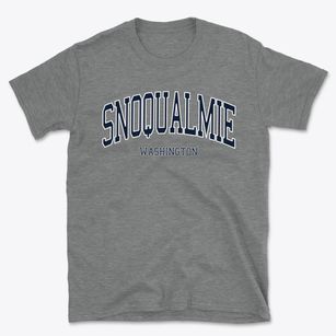 Snoqualmie Washington Traditional Basic T-Shirt