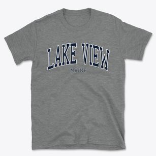 Lake View Maine Traditional Basic T-Shirt