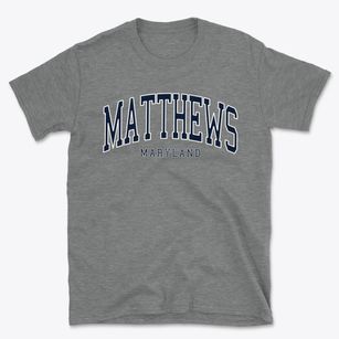 Matthews Maryland Traditional Basic T-Shirt