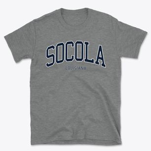 Socola Louisiana Traditional Basic T-Shirt