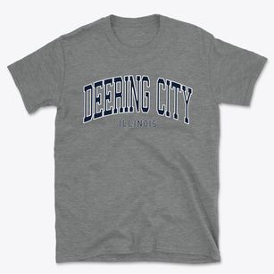 Deering City Illinois Traditional Basic T-Shirt