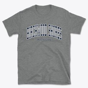 Birchwood Shores Michigan Traditional Basic T-Shirt