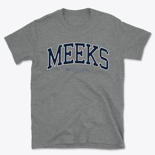 Meeks Mississippi Traditional Basic T-Shirt