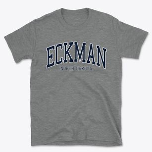 Eckman North Dakota Traditional Basic T-Shirt