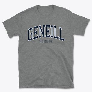 Geneill Mississippi Traditional Basic T-Shirt