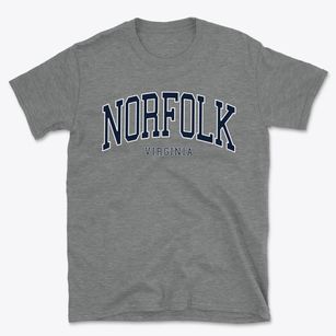 Norfolk Virginia Traditional Basic T-Shirt