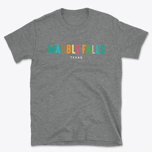 Marble Falls Texas Color Pop Basic T-Shirt