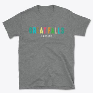 Great Falls Montana Color Pop Basic T-Shirt