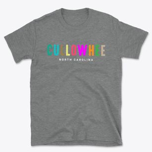 Cullowhee North Carolina Color Pop Basic T-Shirt