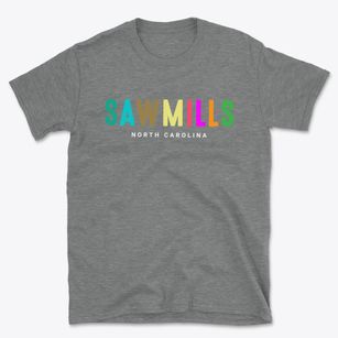 Sawmills North Carolina Color Pop Basic T-Shirt