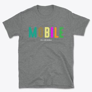 Mobile Alabama Color Pop Basic T-Shirt