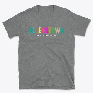 Allenstown New Hampshire Color Pop Basic T-Shirt