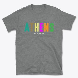 Athens New York Color Pop Basic T-Shirt