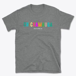 Chickamauga Georgia Color Pop Basic T-Shirt