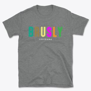 Brusly Louisiana Color Pop Basic T-Shirt