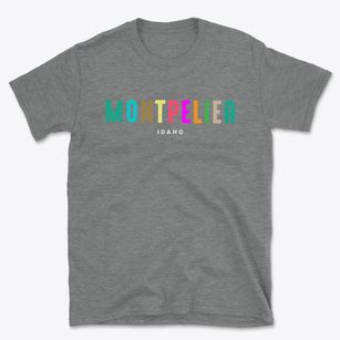 Montpelier Idaho Color Pop Basic T-Shirt