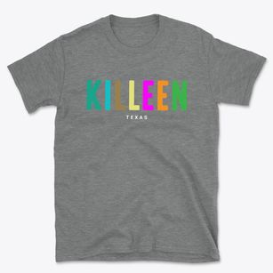 Killeen Texas Color Pop Basic T-Shirt