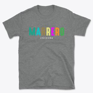 Marrero Louisiana Color Pop Basic T-Shirt