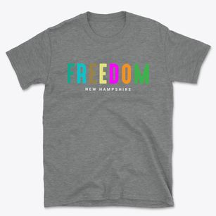Freedom New Hampshire Color Pop Basic T-Shirt