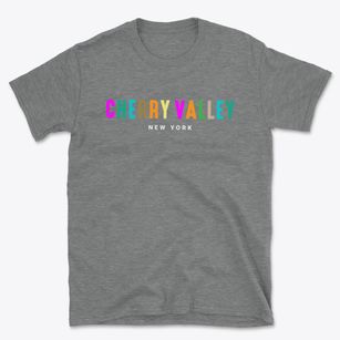 Cherry Valley New York Color Pop Basic T-Shirt
