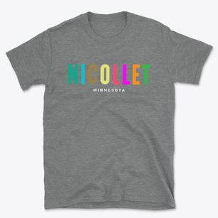 Nicollet Minnesota Color Pop Basic T-Shirt