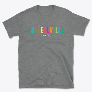 Lowellville Ohio Color Pop Basic T-Shirt